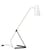 Lampadaire G21 blanc or métal / Orientable - Réédition 1951, Pierre Guariche - SAMMODE STUDIO