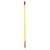 Applique con presa Superlinea LED vetro giallo / L 134,5 cm - Seletti