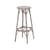 A.I. LIGHT High stool plastic material grey / H 75 cm - Designed by artificial intelligence / Recycled - Kartell