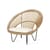 Fauteuil Roy Cocoon   / Osier polyéthylène tressé main - Vincent Sheppard