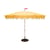Parasol Pensol jaune / Ø 350 cm - Base noire incluse - Fatboy