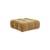Pouf Waffle tessuto marrone / Divano modulabile - 104 x 104 cm - NV GALLERY