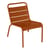 Chaise lounge Luxembourg métal orange / Assise basse - Fermob