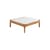 Mediterraneo Coffee table wood white / 90 x 90 x H 28 cm - Marble - Gervasoni