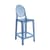 Hochstuhl One more plastikmaterial blau / H 65 cm - Kartell