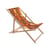 Sdraio pieghevole reclinabile Toiletpaper legno multicolore / Lady on carpet - Seletti