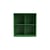 Portaoggetti Show legno verde / L 69,6 x P 30 x H 72,6 cm - MONTANA