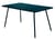 Table rectangulaire Luxembourg métal multicolore 6 personnes 143 x 80 cm / Modèle d'expo - Fermob
