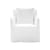 Gepolsterter Sessel Ghost 05 textil weiß - Gervasoni