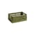 Panier Colour Crate plastique vert Small / 17 x 26,5 cm - Recyclé - Hay