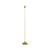 Schnurlose Outdoor-Stehleuchte Snowball LED glas gold / H 122 cm - Northern 