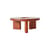 Table basse Conversation bois marron / Ø 85 x H 35 cm - HK LIVING