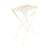 Table pliante Bistro métal beige / 57 x 37 cm - 2 personnes - Fermob