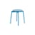 Tabouret empilable Fromme métal bleu / Aluminium - Petite Friture
