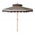 Ombrellone Striped Patio tessuto marrone / Ø 270 cm - Reclinabile - HK LIVING