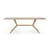 X Rectangular table natural wood / 224 x 100 cm - 8 people / Solid oak - Ethnicraft