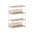 Regal UNIT 3 metall weiß / H 110 x B 84 cm - TIPTOE