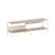 Console bassa UNIT 1 metallo bianco / H 50 x L 164 cm - TIPTOE