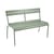 Banc avec dossier Luxembourg métal vert / 3 places - L 118 cm - Fermob
