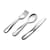 Couverts enfant Giro Kids métal / 3 pièces - Alessi