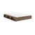Ziggy Double bed wood brown / For mattresses 140 x 200 cm - Built-in Storage - KARUP DESIGN