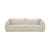 Divano destro Figur tessuto bianco / 3 posti - L 244 cm - Ethnicraft