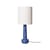 Lampe à poser Retro céramique bleu / H 84 cm - Grès & lin - HK LIVING
