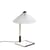 Lampe de table Matin Small LED tissu blanc / H 38 cm - Hay