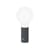 Lampe extérieur sans fil rechargeable Aplô LED métal noir - Fermob
