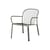 Thorvald SC101 Lounge armchair metal green / With armrests - &tradition
