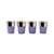 Mug Aunty céramique bleu / Set 4 - 300 ml - POLSPOTTEN