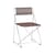 Sedia impilabile X-Line INDOOR metallo rosso / Riedizione 1977 - Acciaio perforato - Hay