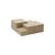 Table basse Matrix  / 72 x 72  cm x H 29 cm - Béton - Mogg