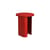 Table d'appoint Sato métal rouge / Ø 35 x H 42,5 cm - NOO.MA