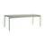 Table rectangulaire Palissade métal vert / 220 x 90 cm - Hay