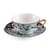Teetasse Hybrid Aspero keramik bunt / Set Tasse + Untertasse - Seletti