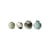Vaso 70s ceramica multicolore / Set di 4 mini vasi - HK LIVING