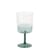 Verre à vin 1001 Nuits verre bleu / Verre soufflé - H 14 cm - Maison Sarah Lavoine