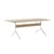 Bureau Pavilion AV19 bois naturel / 200 x 90 cm - &tradition