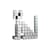 Dekoration Panton Cubes Cat plastikmaterial silber / Set Chat – Verner Panton, 1974 - Vitra