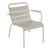 Luxembourg Lounge armchair metal grey / Dossier droit - Fermob