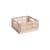 Panier Colour Crate plastique rose Medium Square / 29,5 x 29,5 cm - Hay