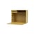 Secrétaire mural Studio bois jaune / L 69,6 x H 58,2 cm - MONTANA