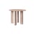 Table d'appoint Taula marbre rose / Ø 54.4 x H 45 cm - Marbre - Ferm Living