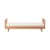 Einzelbett Pure holz natur / 92 x 207 cm - 2 Halterung mit Stäben - NOBODINOZ