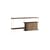 Étagère Shelving System – s.85.2.C bois marron / L 162 x H 85 x Prof. 35 cm - MOEBE