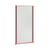 Miroir mural Pipeline Large métal rose / L 66 x H 117,5 cm - raawii