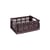 Panier Colour Crate plastique rouge Medium / 26,5 x 34,5 cm - Recyclé - Hay
