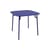 quadratischer Tisch Week-end metall blau / 85 x 85 cm - Aluminium - Petite Friture