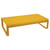 Table basse Bellevie métal jaune / Aluminium - 138 x 80 cm - Fermob